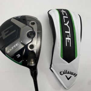 Callaway Elyte Triple Diamond 3 Fairway Wood 15* LinQ M40X Stiff Mens RH HC