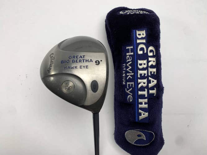 Callaway Hawkeye Driver 9* Hawk Eye UL Firm Graphite Mens RH HC