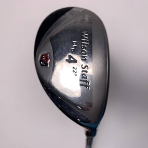 Wilson Staff DH6 4 Hybrid 22* Aldila NVS Orange 85g Regular Graphite Mens RH