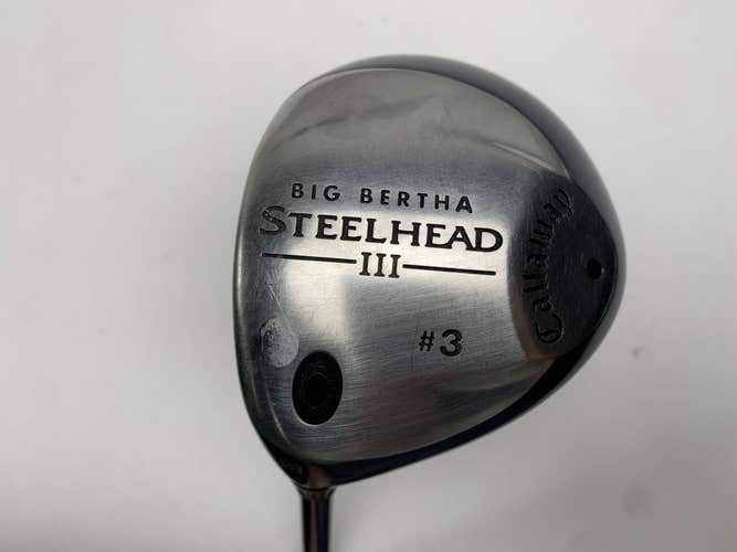 Callaway Steelhead III 3 Fairway Wood 15* System III Regular Graphite Mens LH