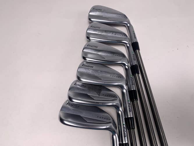 Ping i525 Iron Set 6-PW+GW Green Dot 2* Up AeroTech SteelFiber i80 Mens RH