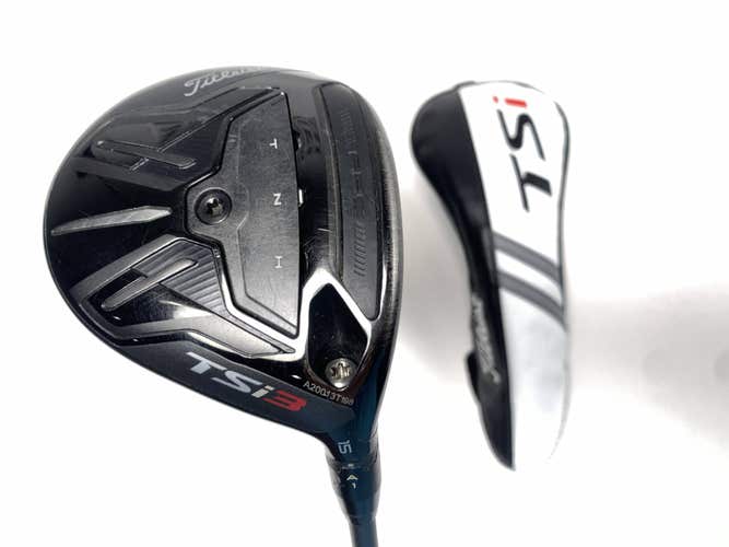 Titleist TSi3 3 Fairway Wood 15* Project X HZRDUS Smoke 6.5 TX Mens RH HC
