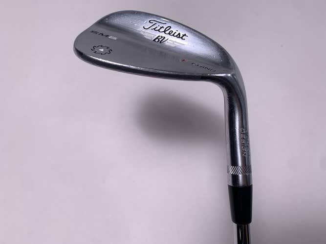 Titleist Vokey SM6 Tour Chrome Sand Wedge SW 56* 14 F-Grind Wedge Steel Mens RH