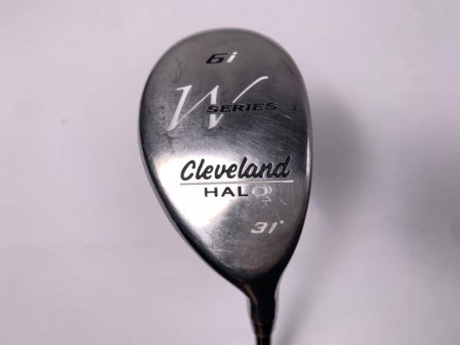 Cleveland Halo Womens 6 Hybrid 31* Ladies Graphite Womens RH Undersize Grip
