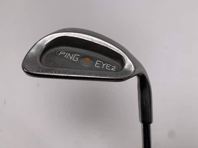 Ping Eye 2 Sand Wedge SW Orange Dot 2* Flat Karsten ZZ-Lite Wedge Steel Mens RH