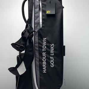 Cobra Ultralight Pro Stand Golf Bag Black White 4-Way Divide Dual-Strap