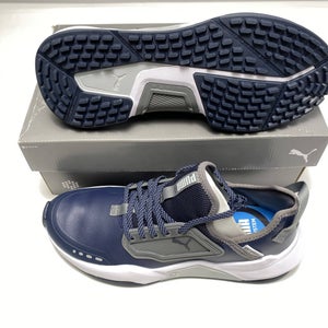 Puma GS.One Golf Shoes Navy Blue Gray White Men's SZ 9.5 ( 195405 03 )