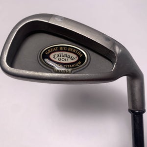 Callaway Big Bertha Tungsten Titanium Single 5 Iron RCH 96 Firm Steel Mens RH