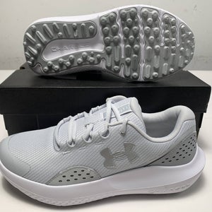 Under Armour Surge Golf Shoes Grey Men's SZ 8.5 (3027889-014)