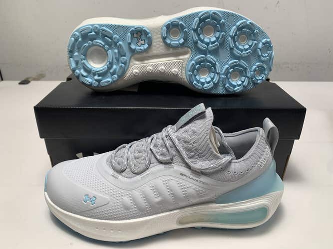 Under Armour Phantom Fore Waterproof Golf Shoes Grey Women's SZ 10 (3028244-101)