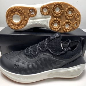 Under Armour Phantom Fore Waterproof Golf Shoes Black Men's SZ 9.5 (3027876-001)