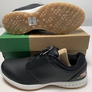 Skechers Go Golf Elite 3-Twist Waterproof Golf Shoes Black Womens SZ 9.5(123012)