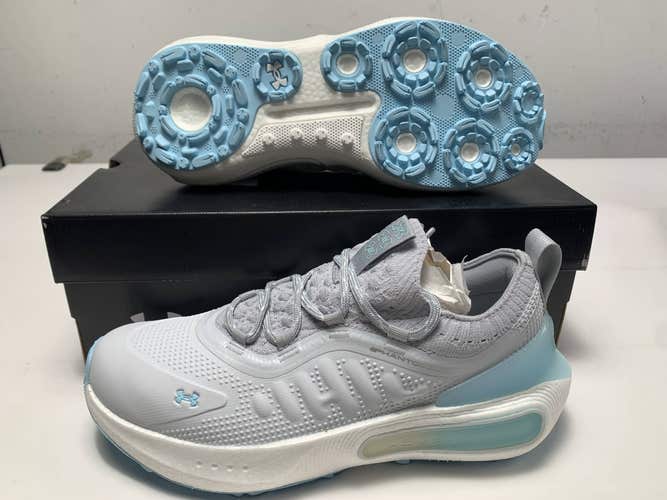 Under Armour Phantom Fore Waterproof Golf Shoes Grey Women's SZ 9.5(3028244-101)