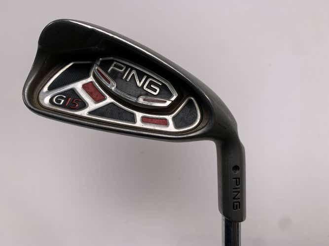 Ping G15 Single 4 Iron Black Dot AWT Stiff Steel Mens RH Midsize Grip