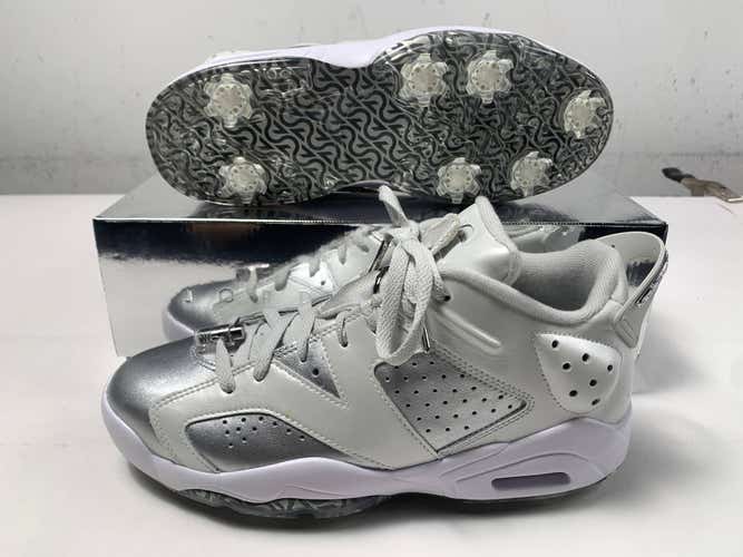 Jordan Retro 6 G NRG Waterproof Golf Shoes Grey Men's SZ 9 (FD6719-001)