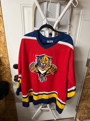 Florida Panthers XL Starter Jersey (Original Logo)