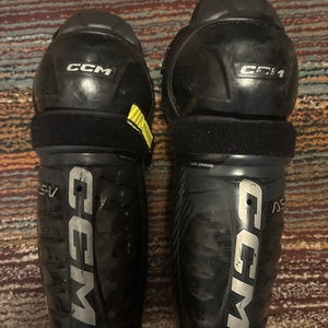Junior CCM Tacks AS-V 11" Shin Pads (Used)
