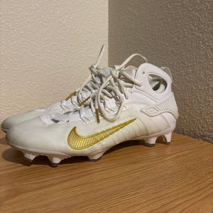 White Men's Size M 11.0 (W 12.0) Adult Nike Huarache Mid Top (Used)