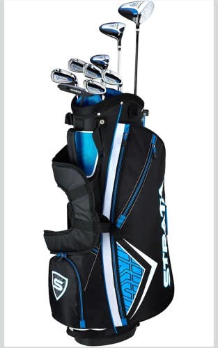NEW Callaway Strata Mens Complete 12 Piece Golf Package Set - Right Handed RH