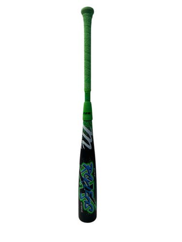Used Marucci MSBCRH10 BB/SB USSSA 2 3/4 Bat Black And Neon Green 29" 11835-S000203083