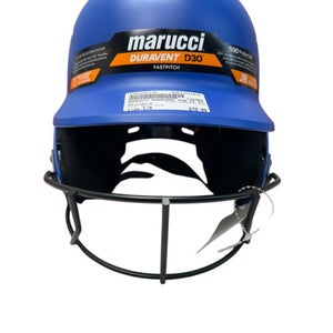 Used Marucci DURAVENT D30 Batting Helmet w/Mask Royal Blue S/M 11835-S000203148