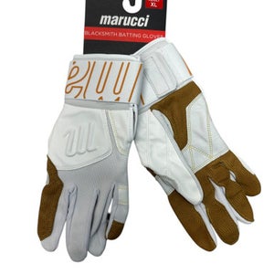 Used Marucci BLACKSMITH BB/SB Batting Gloves White XL 11835-S000203162
