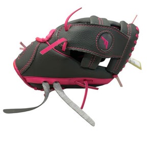 Used Franklin 22703-9.5 RH Throw Fastpitch Gloves Graphite And Pink 9 1/2" 11835-S000203223