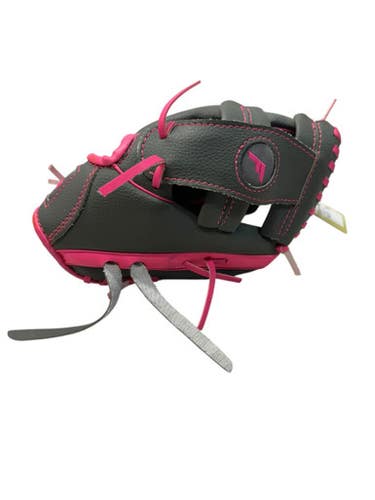 Used Franklin 22703-9.5 RH Throw Fastpitch Gloves Graphite And Pink 9 1/2" 11835-S000203223