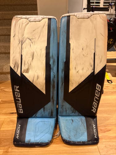 Large Bauer Mach Goalie Leg Pads (Used)