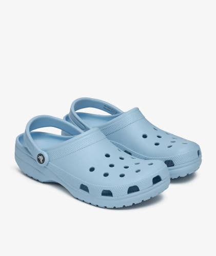 Crocs Classic 10001-4NS Men's Blue Calcite Cutout Comfort Casual Clogs JZZ637