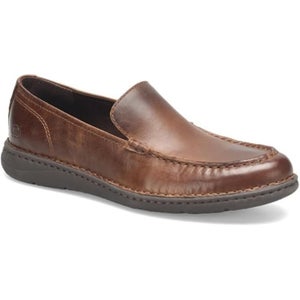 Born Thaton BM0016523 Loafer Mens US 8 Brown Leather Slip On Casual Shoes JZZ633