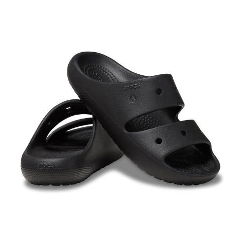 Crocs Classic 2.0 209421-001 Sandals Kids US Size J6 Black Comfort Slide JZZ618