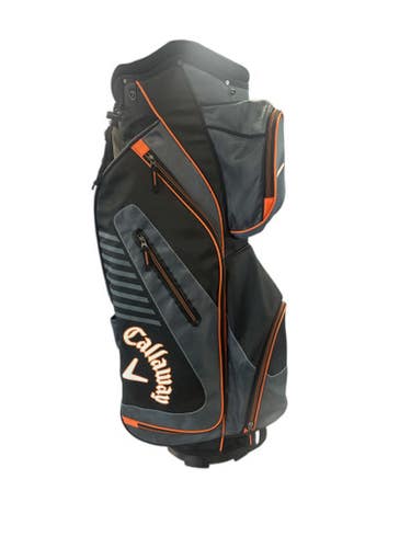 Used Callaway ORANGE AND BLACK LIGHTWEIGHT Mens Cart Bag None 11850-S000021775