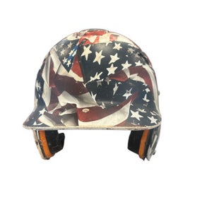 Used Schutt USED HELMET Batting Helmet No Mask White/Red/Navy MD 11850-S000022268