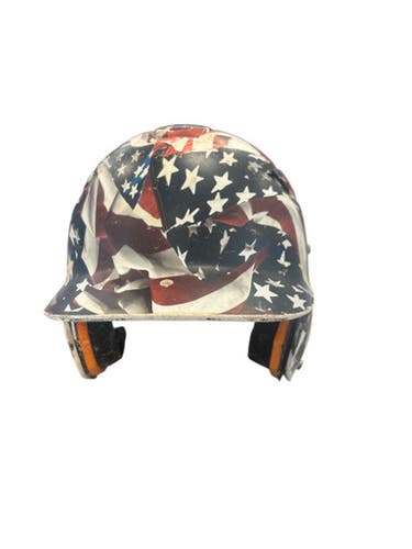 Used Schutt USED HELMET Batting Helmet No Mask White/Red/Navy MD 11850-S000022268