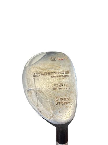 Used Dunlop SURPASS OVERSIZE Mens Hybrid Club RH 3 Hybrid 11850-S000022277