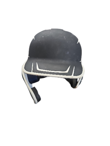 Used Rawlings ALL BLACK Batting Helmet No Mask Black MD 11850-S000022314