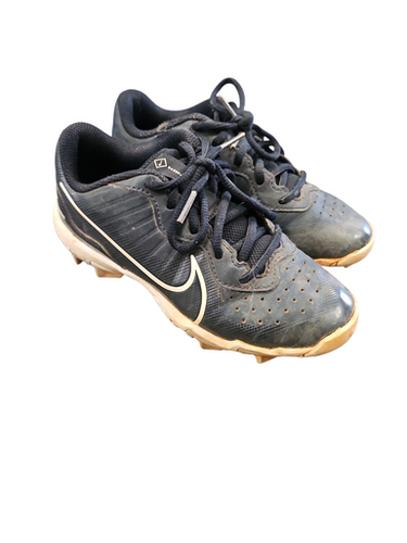 Used Nike DIAMOND BB/SB Cleats Black Junior 02 11850-S000022096