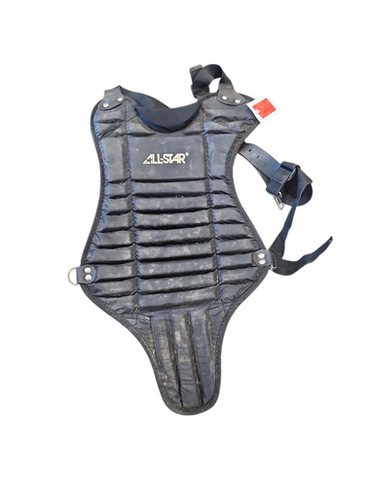 Used All-Star SMALL Catchers Chest Protector Black Youth 11850-S000022142