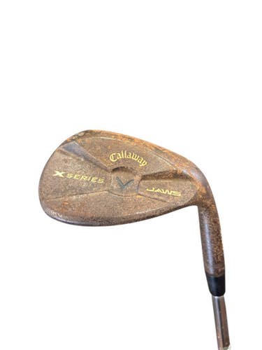 Used Callaway JAWS X SERIES RUSTED Golf Wedge Mens RH 56 Degree 11850-S000022166