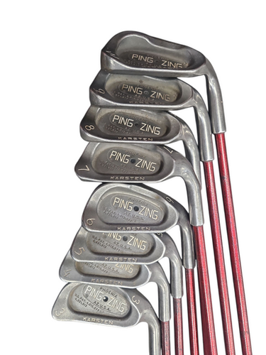 Used Ping ZING BLACK DOT Mens Iron Set RH 3I-PW 11850-S000022202