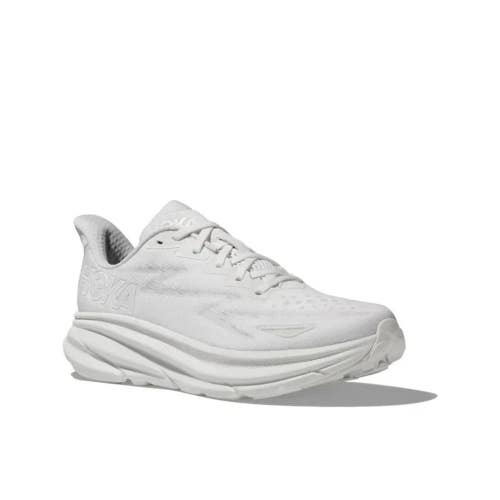 Hoka One One Clifton 9 1127895-WWH Sneaker Men's 13D White Running Shoes DWA3526