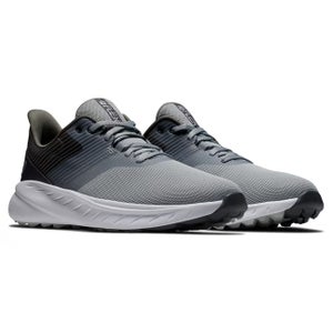 FootJoy Flex Sneakers Men's Gray Charcoal Low Top Spikeless Golf Shoes DWA3533