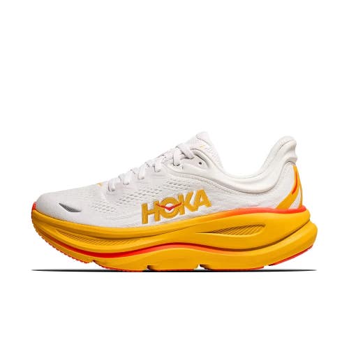 Hoka One One Bondi 9 1162011-FNF Sneaker Men's 10.5 White Running Shoes DWA3525