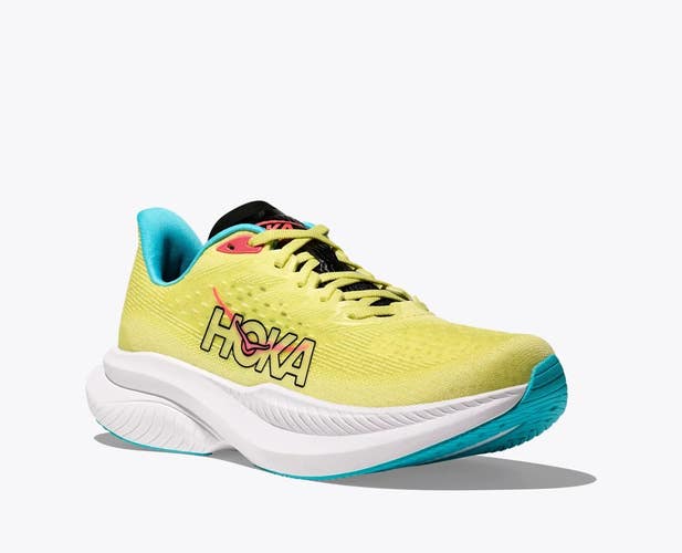 Hoka One One Mach 6 1147790-YZC Sneakers Men's 11.5 Yellow Running Shoes DWA3520