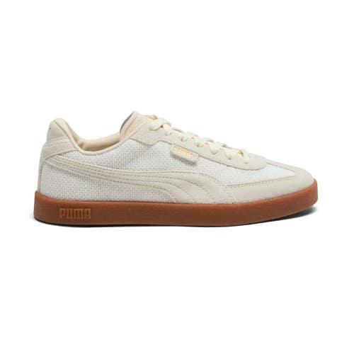 Puma Club II Era Sneakers Women's US 7 Beige Gum Suede Lifestyle Shoes HAWK1005