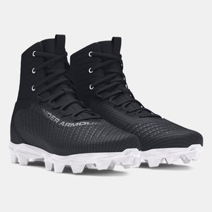 Under Armour Highlight 2 RM 3027322-001 Boys 3.5 Black Football Cleats HAWK1128