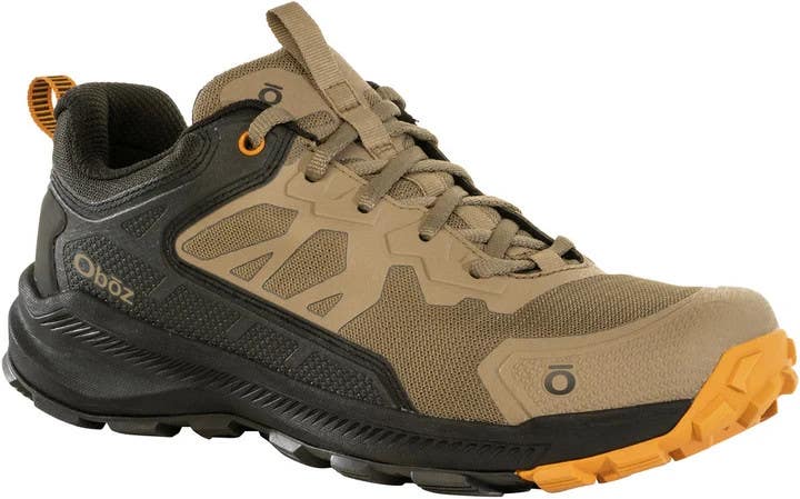 Oboz Katabatic Low Sneaker Men's US 11.5 Beige Lace-Up Hiking Shoes HAWK1166