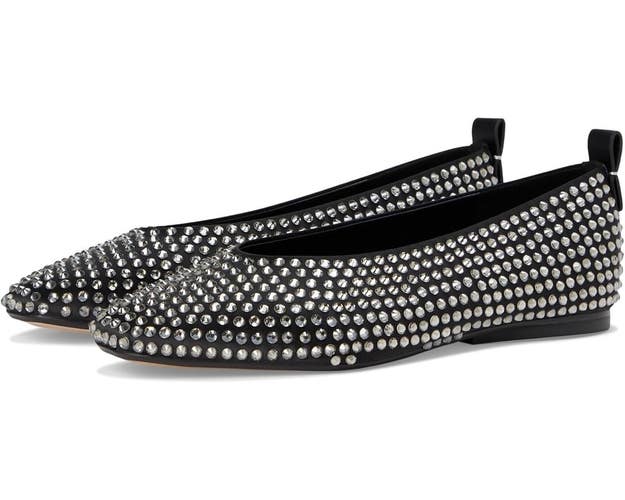 Naturalizer 27 EDIT Carla J2393F1001 Ballet Flat Womens 9 Black Slip-On HAWK1181