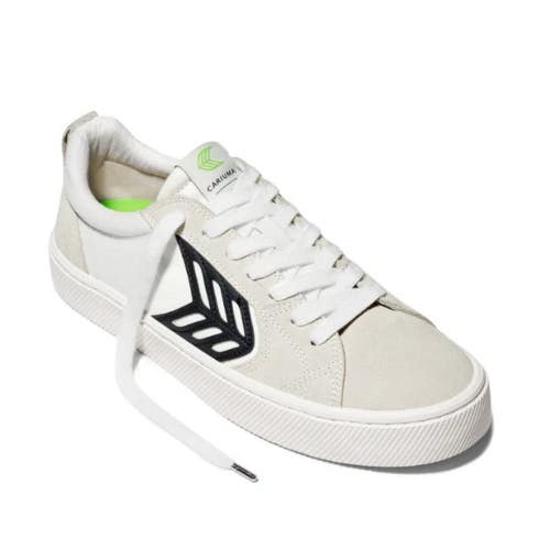 Cariuma Catiba PRO Sneakers Women's US 8 White Black Canvas Skate Shoes HAWK984